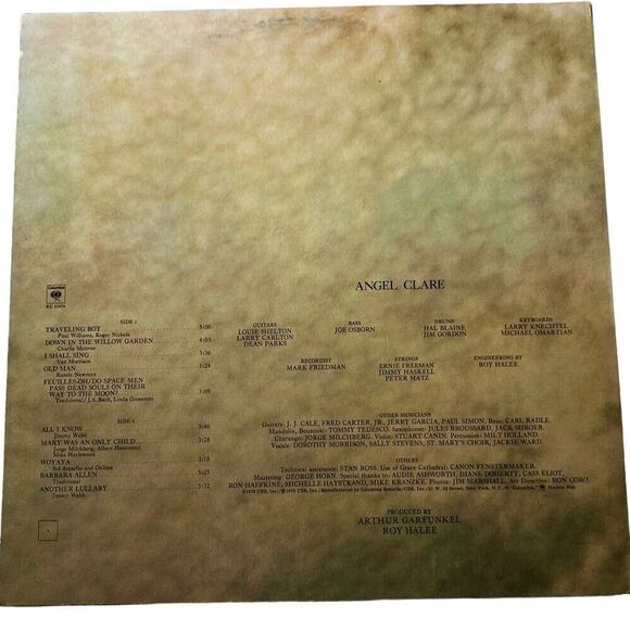 Columbia Records 1973 Art Garfunkel Angel Clare Vinyl Record Album - Picture 3 of 7